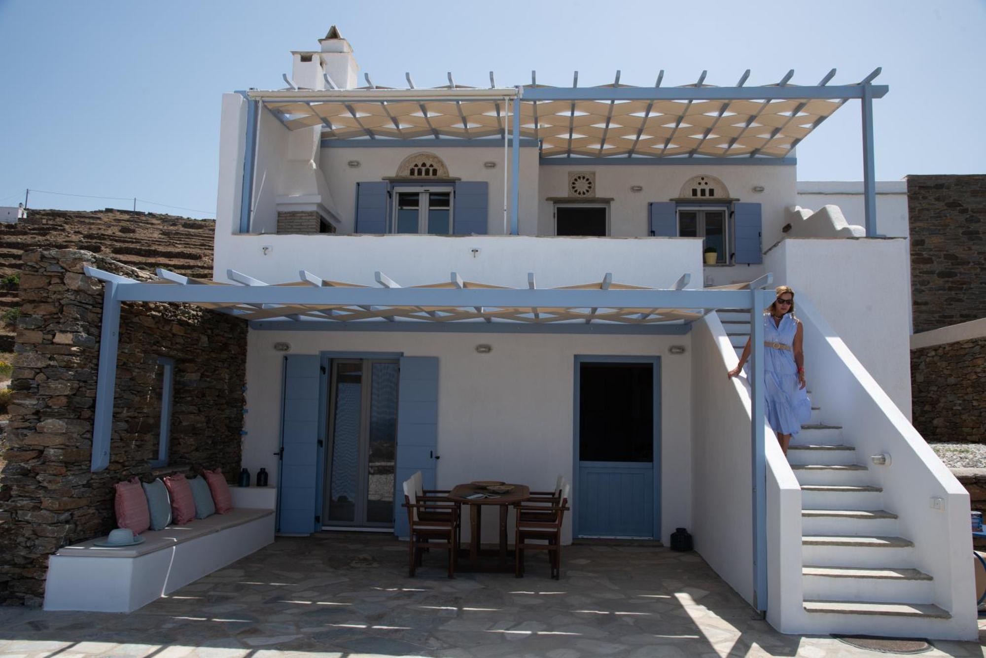 Iliopetra residence - 5BR Villa in Agios Romanos Exterior foto